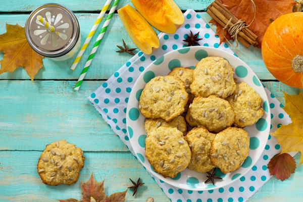 Зимове золото: пісне гарбузове печиво з горіхами та прянощами